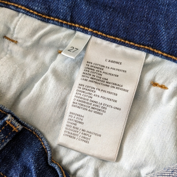 L'Agence Shane slouchy denim! - Picture 7 of 7